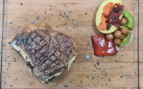 Chuletón de vaca madura